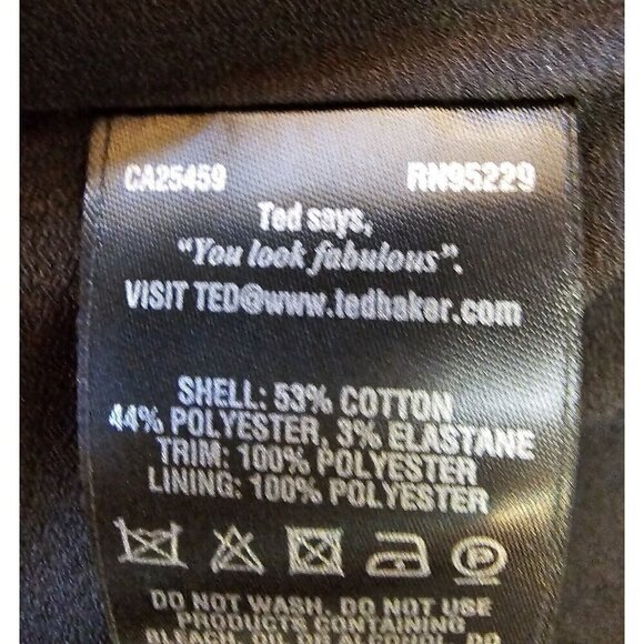 BNWT Ted Baker London Monaa Lace Trim A-Line Dress Black - Picture 8 of 14